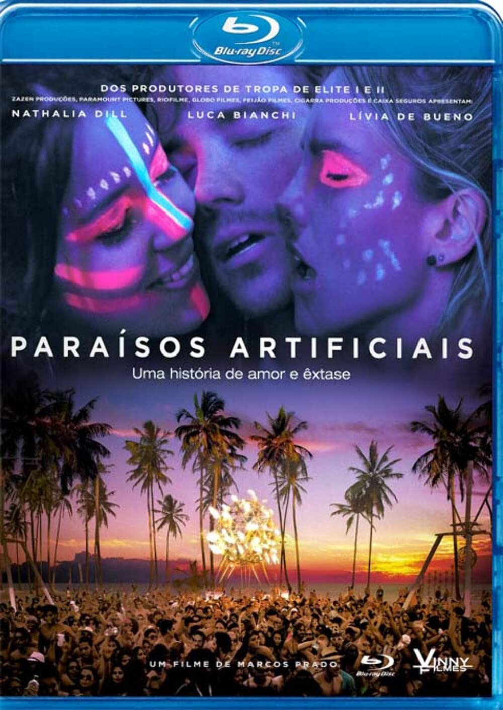 Blu-ray Paraísos Artificiais Uma Historia De Amor e Extase - Marco Prado