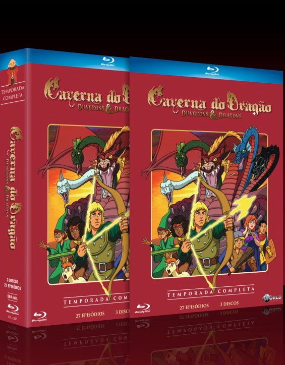 Pre-order Blu-ray Dungeons & Dragons [Caverna do Dragão] [Complete Series] 3-Disc Set + T-Shirt