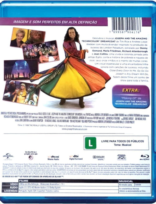 Blu-ray Joseph and the Amazing Technicolor Dreamcoat [ REGION A ]