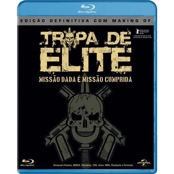 Blu-ray Tropa de Elite [ Elite Squad ] Definitive Edition [ Eng + Spa + Port ]