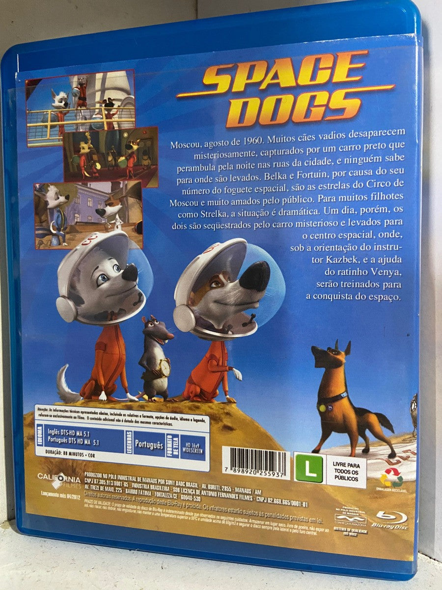Blu-Ray - Space Dogs - Edição Especial 2D + 3D